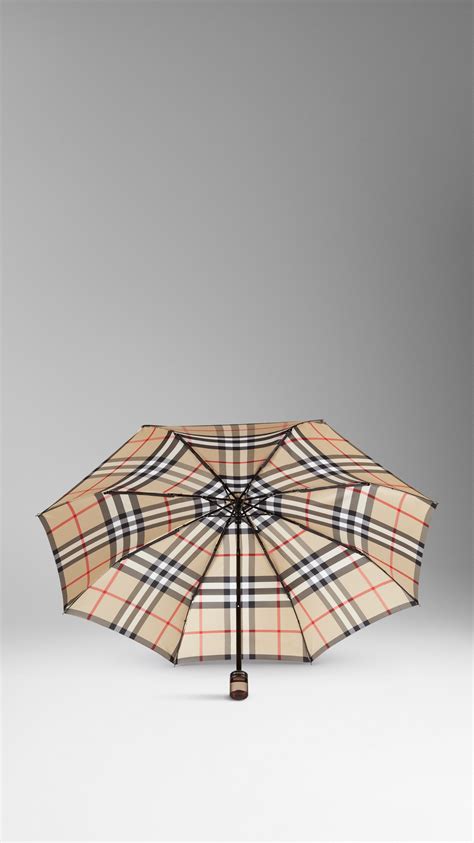 burberry camel check folding umbrella|Burberry Limited.